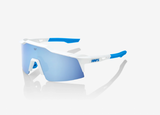 100 % Speedcraft SL Movistar Team White/HiPER Blue Multilayer Mirror Lens + Clear Lens