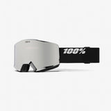 100% Norg ski goggles Black/ HiPER Silver Mirror