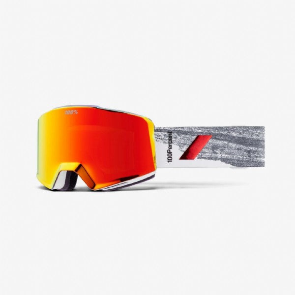 100% Norg ski goggles Badlands/ HiPER Mirror Red