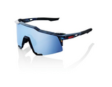 100 % Speedcraft Black Holographic/HiPER Blue Multilayer Mirror Lens + Clear Lens