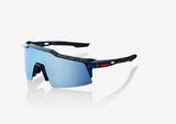 100% Speedcraft SL Black Holographic/ HiPER Blue Multilayer Mirror Lens + Clear Lens