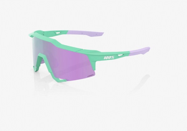 100 % Speedcraft Soft Tact Mint/HiPER Lavender Mirror Lens + Clear Lens