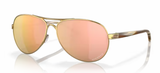 Oakley Feedback Poliertes Gold/Prizm Roségold Polarisiert