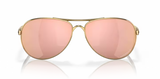 Oakley Feedback Poliertes Gold/Prizm Roségold Polarisiert