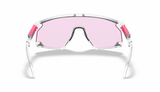 Oakley Custom BXTR Polished Clear-Neon Pink/ Prizm Low Light