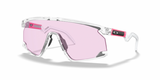 Oakley Custom BXTR Polished Clear-Neon Pink/ Prizm Low Light