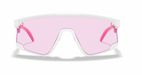 Oakley Custom BXTR Mattweiß – Neonrosa/Prizm Low Light