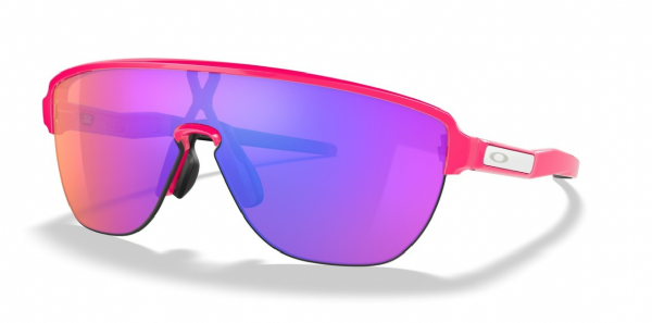 Oakley Custom Corridor Neon Pink, White Icon/ Prizm Trail