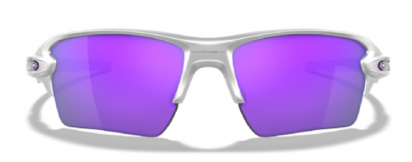 Oakley Custom Flak 2.0 XL Silber/Prizm Violett