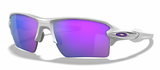 Oakley Custom Flak 2.0 XL Silber/Prizm Violett