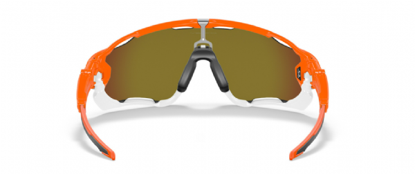 Oakley Custom Jawbreaker Neon Orange White/Fire Iridium