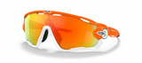 Oakley Custom Jawbreaker Neon Orange White/Fire Iridium