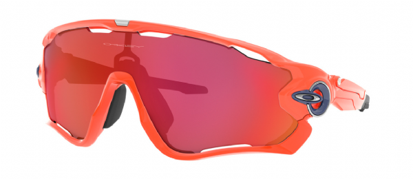 Oakley Custom Jawbreaker Safety Orange/ Prizm Trail Torch