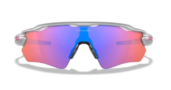 Oakley Custom Radar EV XS (extra klein) Silber/Prizm Trail