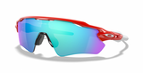 Oakley Custom Radar EV XS (extra small) Redline/ Prizm Sapphire