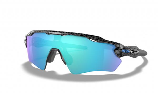 Oakley Custom Radar EV XS (extra klein) Carbonfaser/Prizm Sapphire