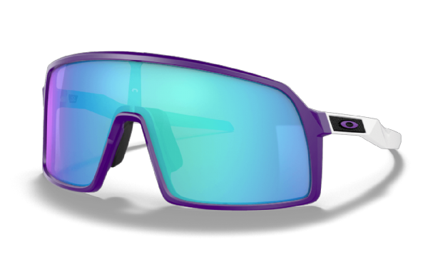 Oakley Custom Sutro S (extra small) Matte Electric Purple/ Prizm Sapphire