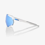 100% Racetrap 3.0 Matte White/ HiPER Blue Multilayer Mirror