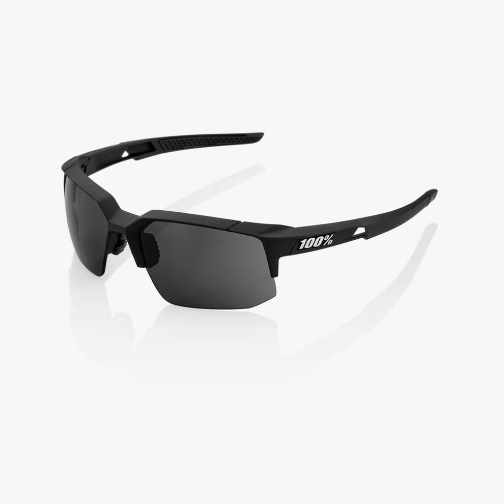 100% Speedcoupe Soft Tact Black/ Smoke Lens