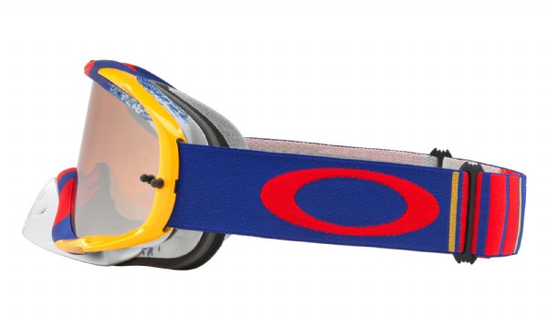 Oakley Crowbar MX Pinned Race Red Blue/ Black iridium & Clear