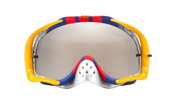 Oakley Crowbar MX Pinned Race Red Blue/ Black iridium & Clear