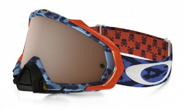 Oakley Mayhem Pro MX Troy Lee Design Cheetah Blue/Black Iridium