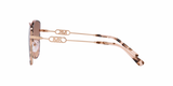 Michael Kors Empire Square 2 Light Gold-Dark Tortoise/ Brown Gradient