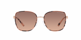 Michael Kors Empire Square 2 Light Gold-Dark Tortoise/ Brown Gradient