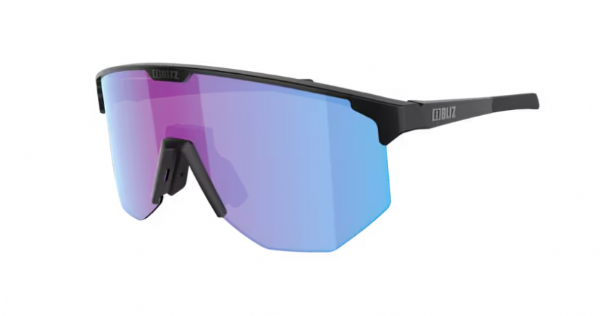 Bliz Hero Sportbril Matte Black/ Nano Optics Nordic Rose-Violet Blue Mirror