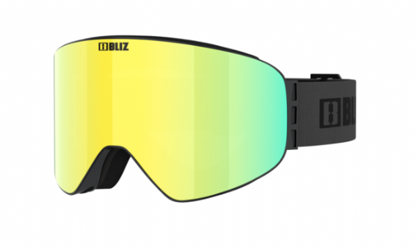 Bliz Flow Black/ Brown Gold & Yellow  lens