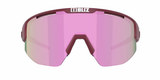 Bliz Matrix Kleine Sportbrille Matt Burgund/Braun&amp;Rose Mirror