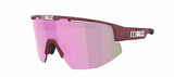 Bliz Matrix Kleine Sportbrille Matt Burgund/Braun&amp;Rose Mirror