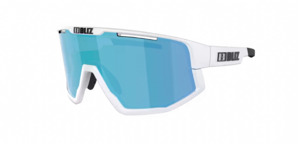 Bliz Vision Sportbril Matte White/Smoke&Blue Mirror