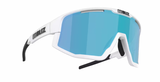 Bliz Vision Sportbril Matte White/Smoke&Blue Mirror