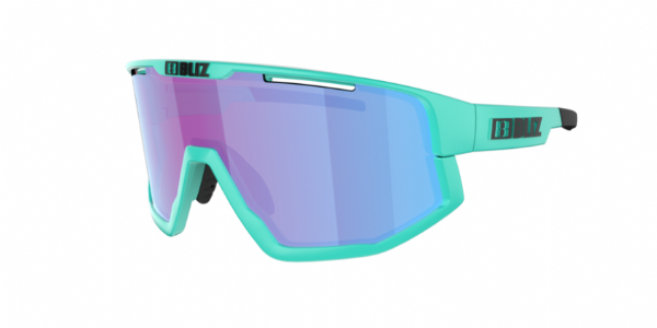 Bliz Fusion Sportbril Matt Truquoise/ Nano Optics Nordic Rose-Violet Blue Mirror