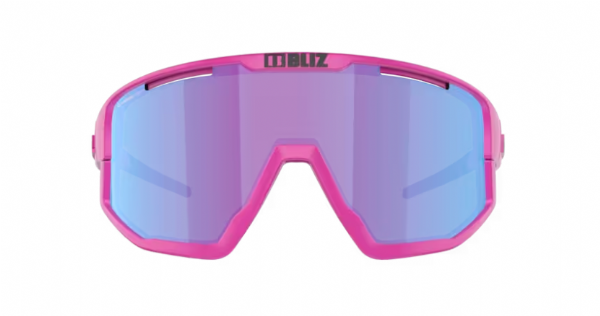 Bliz Fusion Sportbril Matte NeonRoze/ Nano Optical Nordic Rose Violet Blue Mirror