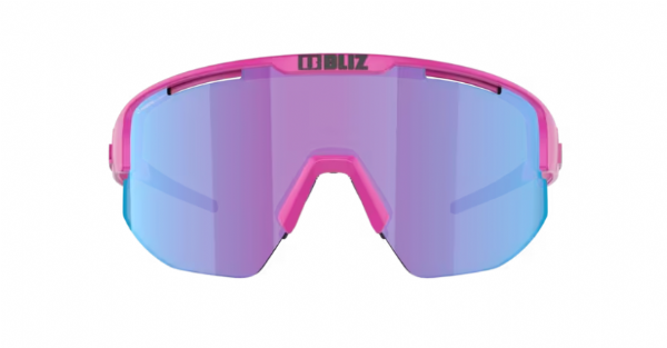 Bliz Matrix Sportbrille Matt Neon Pink/Nano Optical Nordic Rose Violet Blue Mirror