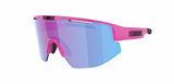 Bliz Matrix Sportbril Matt Neon Roze/ Nano Optical Nordic Rose Violet Blue Mirror