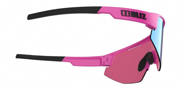 Bliz Matrix Sportbril Matt Neon Roze/ Nano Optical Nordic Rose Violet Blue Mirror