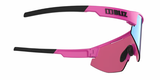 Bliz Matrix Sportbrille Matt Neon Pink/Nano Optical Nordic Rose Violet Blue Mirror