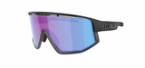 Bliz Vision Sportbril Nano Optics Nordic Matte Black/Rose-Violet Blue Mirror