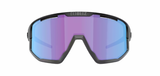 Bliz Vision Sportbril Nano Optics Nordic Matte Black/Rose-Violet Blue Mirror