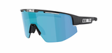 Bliz Matrix Sportbril Matte Black/Photochromic Nano Optics Brown Blue Mirror