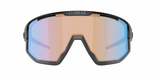 Bliz Fusion Matte Black/ Nano Optical Coral-Orange Blue Mirror