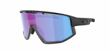 Bliz Fusion Sportbril Matte Black/ Nano Optical Nordic Rose Violet Blue Mirror