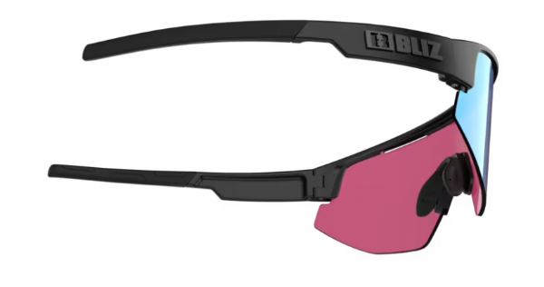 Bliz Matrix Sportbril Matte Black/ Nano Optical Nordic Rose-Violet Blue Mirror