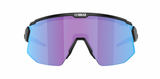 Bliz Breeze Small Sports Glasses Matte Black/ Nano Optics Nordic Rose-Violet Blue Mirror