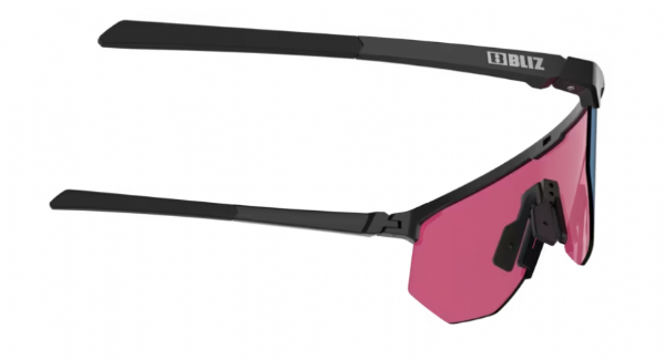 Bliz Hero Small Sportbril Matte Black/ Nano Optics Nordic Rose-Violet Blue Mirror