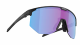 Bliz Hero Small Sportbril Matte Black/ Nano Optics Nordic Rose-Violet Blue Mirror