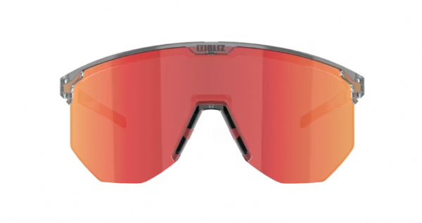 Sportbrille Bliz Hero, transparent, dunkelgrau/braun-rot verspiegelt